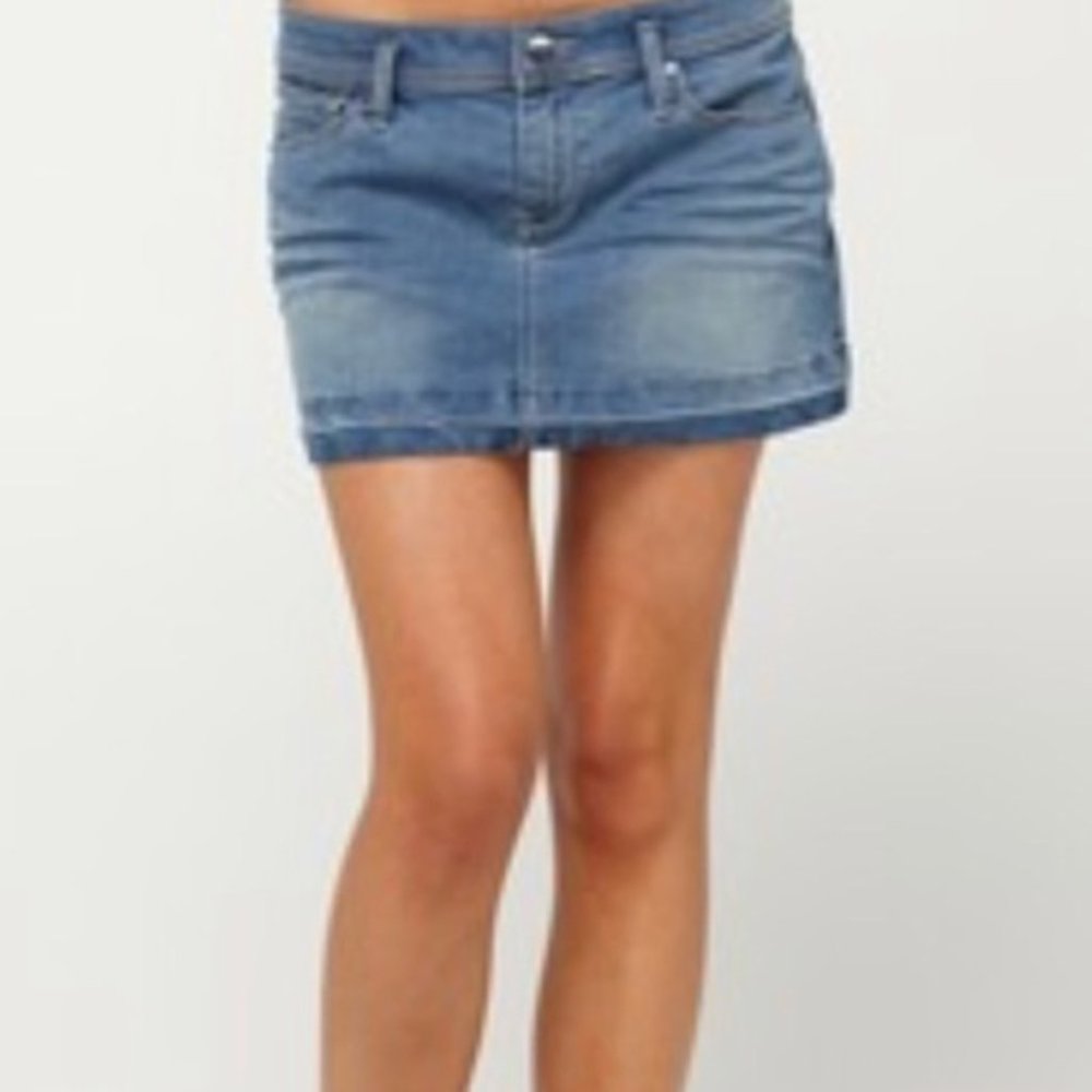 Roxy denim mini skirt-Summer style size 3